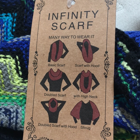New Infinity Scarf 15” wide x 64” - Picture 3 of 4